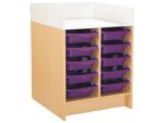 Wickelkommode Kazeo – Breite: 70 cm – 10 Behälter mit Stopperschienen - 54287 s 54287 6d@2p2@xl