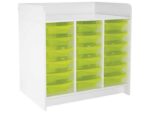 Wickelkommode Kazeo – Breite: 104 cm – 18 Behälter mit Stopperschienen - 58287 p 58287 pd@p2@xl