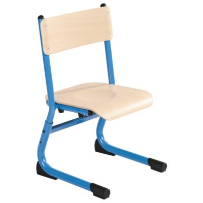 Kindergarten-Stuhl aus Metall - Sitzhöhe verstellbar - 26-31 cm