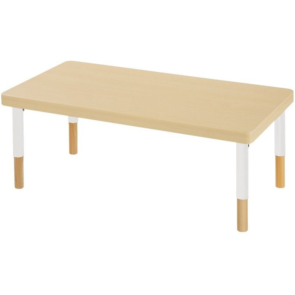 Verstellbarer Tisch rechteckig - mit dicker Platte