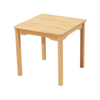 Tisch quadratisch 60x60 cm - aus 100% massiver Buche - Beine aus Holz