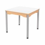 Tisch quadratisch 60×60 cm – mit Metallbeinen - tisch quadratisch 60×60 metall