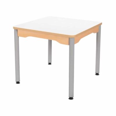 Tisch quadratisch 60x60 cm - mit Metallbeinen