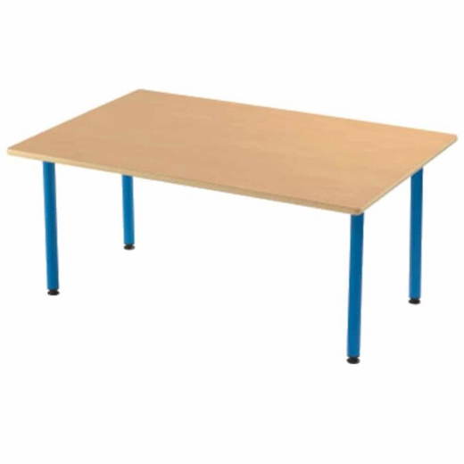tisch-rechteckig-120x80 Tisch rechteckig 120×80 cm – mit geräuscharmer Platte – Beine aus Metall - tisch rechteckig 120×80