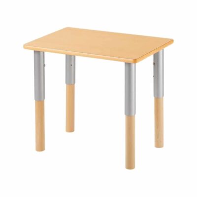 Verstellbarer Tisch rechteckig 50x60 cm - mit beschichteter Platte