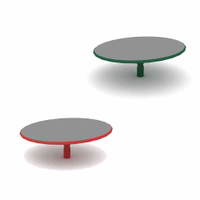 Kreisel Orbit in zwei Farben - LEDON Originals