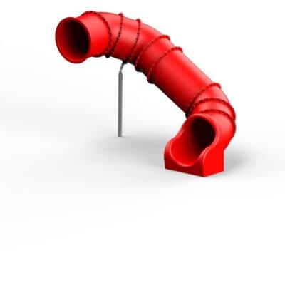 LEDON Röhrenrutsche rot - Starthöhe: 170 cm