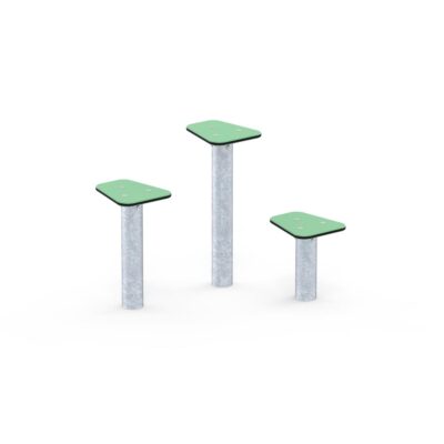 Trittsteine in verschiedenen Höhen - LEDON Basic