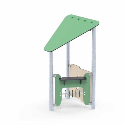 Kleines Spielhaus Ben mit Spielwand - LEDON Basic - LB083