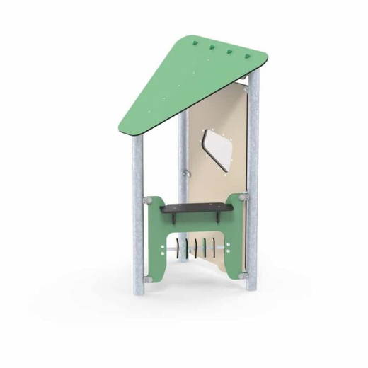 LB084 Kleines Spielhaus Beca mit Spielwand und Fenster – LEDON Basic – LB084 - LB084