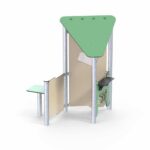 Kleines Spielhaus Bibi mit Spielwand und Tisch – LEDON Basic – LB086 - LB086