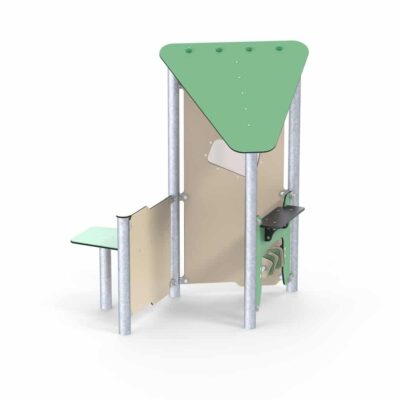 Kleines Spielhaus Bibi mit Spielwand und Tisch - LEDON Basic - LB086