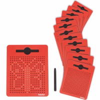 Magnettafeln – 12er Set magnetische Zeichentafeln