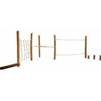 Niedrig-Kletteranlage AWP17 aus Robinien-Holz