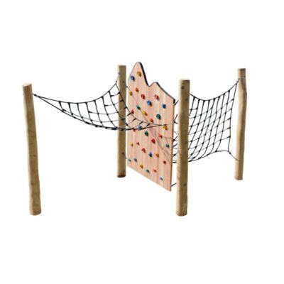 K2-Kletteranlage "Yeti" aus Robinien-Holz