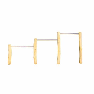 Dreifachreck aus Robinien-Holz - Höhe: 80/110/140 cm