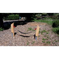 U3-Bauchschaukel aus Robinien-Holz – Bild 3