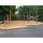 Kletter- und Hangelanlage „Spiderman“ aus Robinien-Holz - kletter und hangelanlage spiderman 2