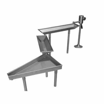 Matschanlage Matschtisch 2.0 inkl. 2 Wasserrinnen & Wasserpumpe