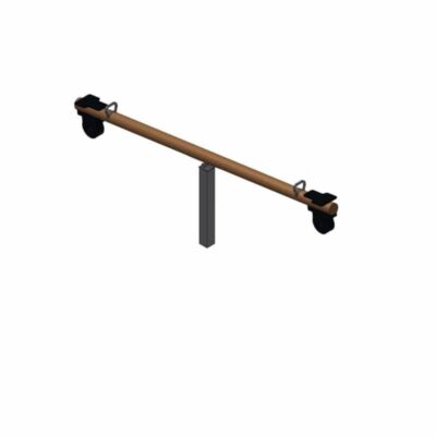 Wippe aus Kiefernholz - für 2 oder 4 Kinder