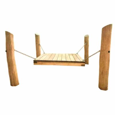 Wackelpodest aus Robinien-Holz