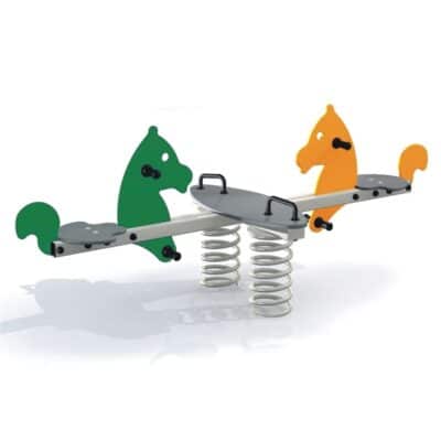 Lars Laj Federwippe Doppelte Pferde