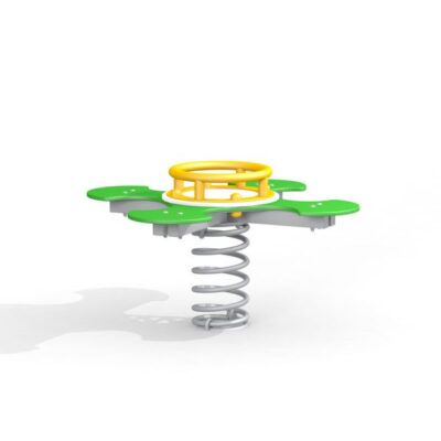 Federwippe Klee für 4 Kinder