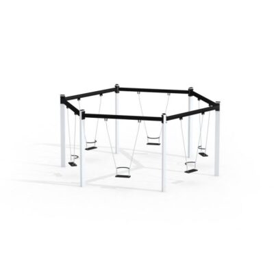 Lars Laj Hexagon Schaukel Silber