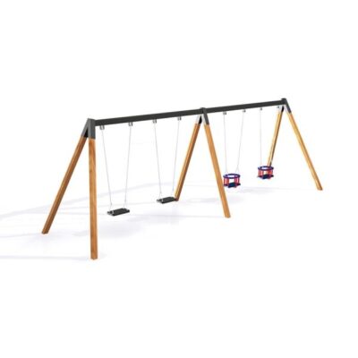 Lars Laj Schaukel mit 2 Baby Schaukeln und 2 Reifenschaukeln