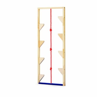 Stelzenwand mit Klettertau (nur 80 cm breit) für Turnwände