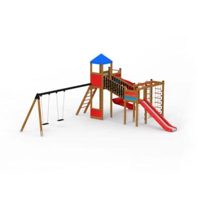 Lars Laj Spielanlage Twister mit Schaukel