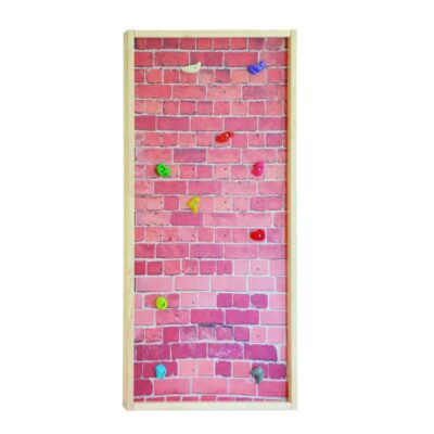 Free-Climbing-Element Ziegeldesign (mit 10 Griffen) für Turnwände