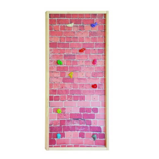 160084 Free-Climbing-Element Ziegeldesign (mit 10 Griffen) für Turnwände - 160084