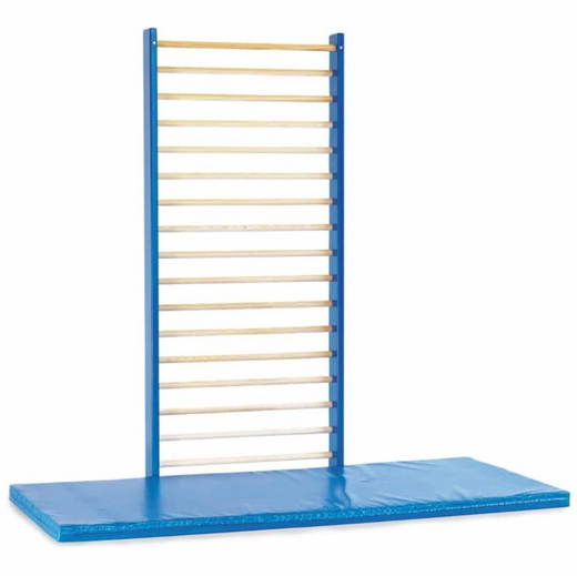 Sprossenwand blau Sprossenwände – runde Sprossen - Sprossenwand blau