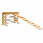Sprungkasten mit Rundsprossen - Sprungkasten mitRundsprossen Huehnerleiter