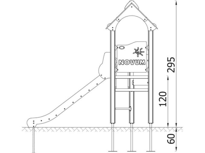 Spielturm Orbis 8 von Novum Spielgeräte - 1135EPON 7 large