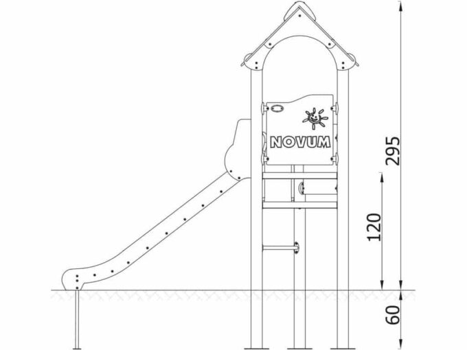 Spielturm Orbis 8 von Novum Spielgeräte - 1135MPN 7 large