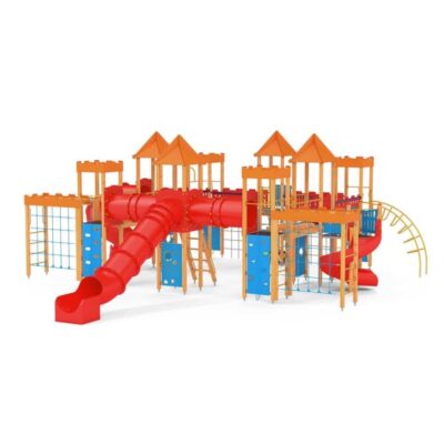 Große Spielanlage Quadro 450 von Novum Spielgeräte