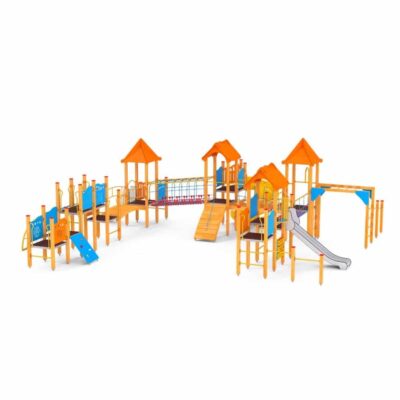 Große Spielanlage Quadro 400 von Novum Spielgeräte