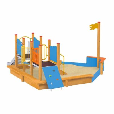 Quadro Schiff mit Sandkasten von Novum Spielgeräte
