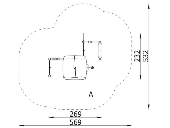Midi-Spielhäuschen von Novum Spielgeräte - 12319EPON 9 large