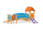 U3-Spielanlage Quadro Baby mit Brücke und 3 Plattformen von Novum Spielgeräte - 12328EPON 6 large