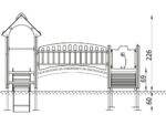 U3-Spielanlage Quadro Baby mit Brücke und 3 Plattformen von Novum Spielgeräte - 12328EPON 8 large