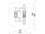 U3-Spielanlage Quadro Kleinkind Holz von Novum Spielgeräte - 12482EPON 10 large
