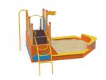 Quadro Schiff mit Sandkasten aus Holz oder Metall von Novum Spielgeräte - 12512EPON 2 large