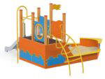 Quadro Schiff mit Sandkasten aus Holz oder Metall von Novum Spielgeräte - 12512EPON 3 large
