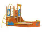 Quadro Schiff mit Sandkasten aus Holz oder Metall von Novum Spielgeräte - 12512EPON 4 large