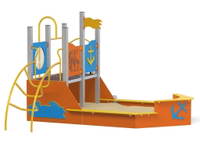 Quadro Schiff mit Sandkasten aus Holz oder Metall von Novum Spielgeräte – Bild 13
