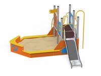Quadro Schiff mit Sandkasten aus Holz oder Metall von Novum Spielgeräte – Bild 15