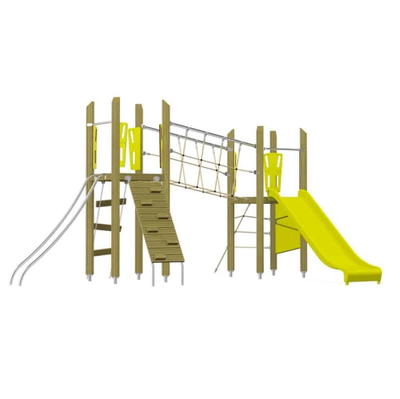 Triangulo Kletterspielanlage mit Rutsche